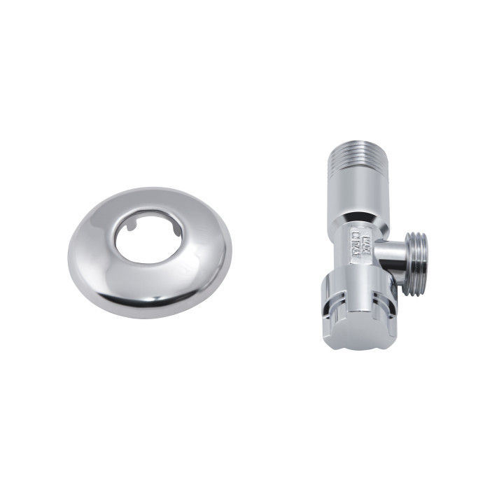 Кран приладовий буксовий Icma 1/2" кутовий №519 (90519AD07)