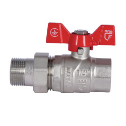 Кран кульовий "Американка" SD Forte 3/4" прямий SF220W20 (SF220W20)