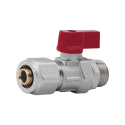 Кран кульовий обтискний SD Forte 16х1/2" ЗР SF262W15 (SF262W15)