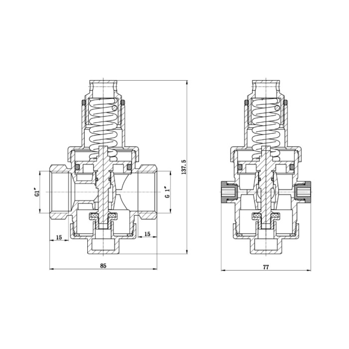 Редуктор SD Forte 1" SF242W25 (SF242W25)