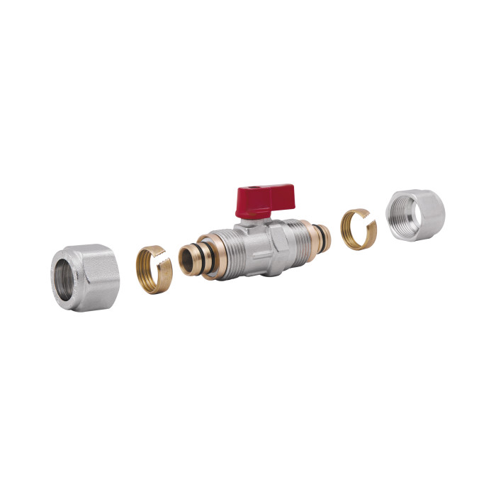 Кран кульовий обтискний SD Forte 20 SF263W20 (SF263W20)