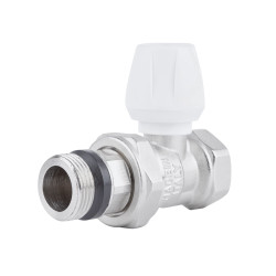 Кран радіаторний Icma 3/4" з антипротіканням прямий №813+940 (82813AE06940)