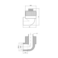 Кутик PPR Thermo Alliance 25х1/2" ЗР (DSE402)