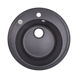 Кухонна мийка Lidz D510/200 BLA-03 (LIDZBLA03D510200) (LIDZBLA03D510200)