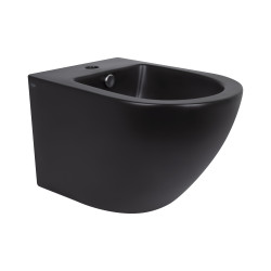 Біде підвісне Qtap Robin 495х370х325 Matt black QT1355046FMB (QT1355046FMB)