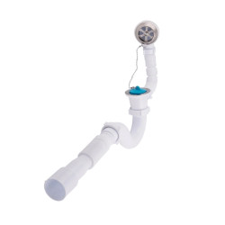 Сифон для ванни Lidz (WHI) 60 03 V001 00 прямоточний (вихід 50 мм) (LW02)