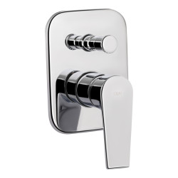 Змішувач для душу Qtap Stenava прихованого монтажу на два споживача QTST6245102DC Chrome (QTST6245102DC)