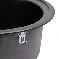 Кухонна мийка Lidz D510/200 BLM-14 (LIDZBLM14D510200) (LIDZBLM14D510200)