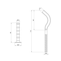 Кріплення SD Plus на алюмінієвий радіатор 9х170 мм SD112170 (SD112170)