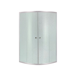 Душова кабіна Lidz Latwa SC80x80.SAT.MID.FR, скло Frost 4 мм без піддона (LLSC8080SATMIDFR2)