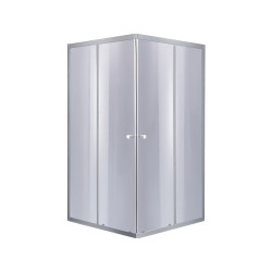Душова кабіна Lidz Wawel SC80x80.SAT.LOW.GR, скло тоноване 4 мм без піддона (LWASC8080SATLOWGR2)