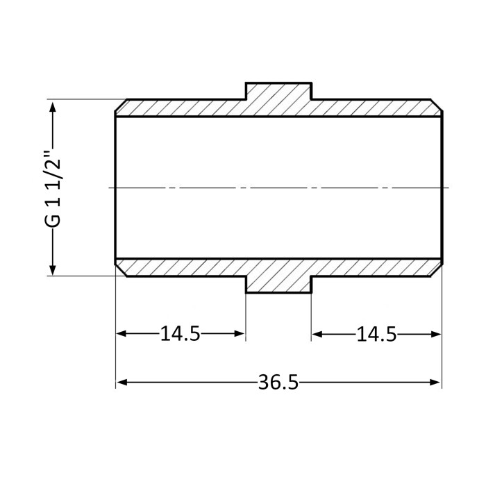 Ніпель SD Plus 1 1/2" ЗР SD4074040 (SD4074040)