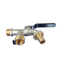 Кран поливальний SD Plus 1/2" ЗР 2 виходи   SD141W15 (SD141W15)