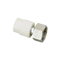 Муфта PPR с накидной гайкой Blue Ocean25х3/4" ВР с латунным штоком (BOCAFT2502NBX)