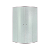 Душова кабіна Lidz Latwa SC80x80.SAT.LOW.FR, скло Frost 4 мм + Lidz Душовий піддон KAPIELKA ST80x80x15 (LLASC8080SLFSET)