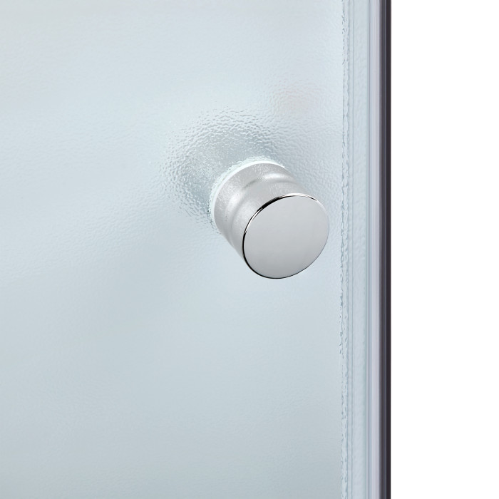 Душова кабіна Lidz Latwa SC80x80.SAT.LOW.FR, скло Frost 4 мм + Lidz Душовий піддон KAPIELKA ST80x80x15 (LLASC8080SLFSET)