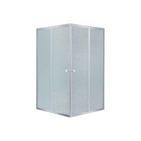 Душова кабіна Lidz Wawel SC90x90.SAT.LOW.FR, скло Frost 4 мм + Lidz Душовий піддон KAPIELKA ST90x90х14 (LWASC9090SLFSET)