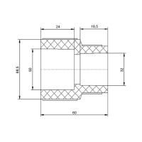 Муфта PPR Blue Ocean 50х32 редукційна (BORCXX5032XXX)