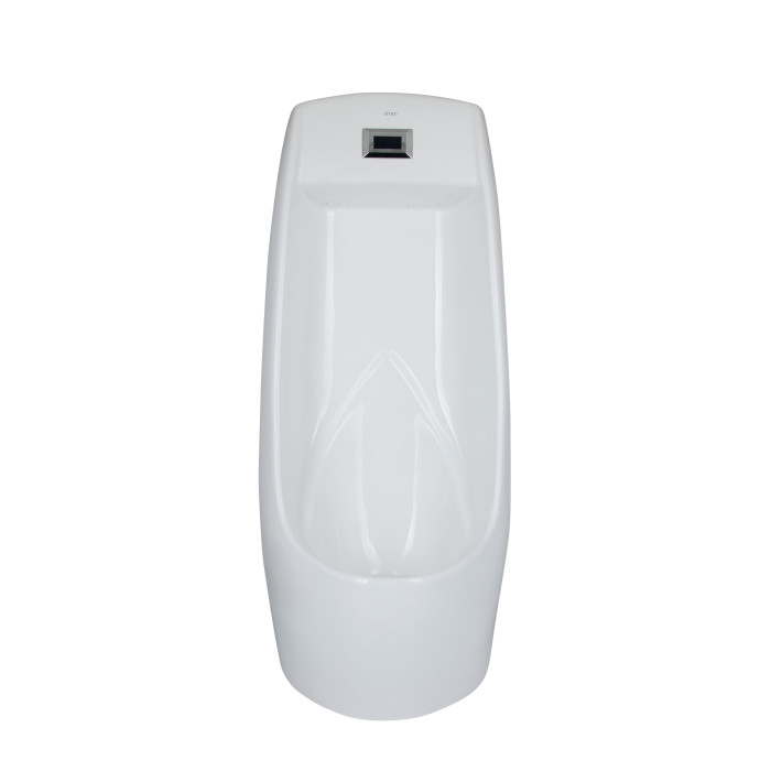 Пісуар підлоговий Qtap Scorpio з ІЧ-датчиком автоматичного змиву 430х370х990 White QT1488101HW (QT1488101HW)