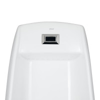 Пісуар підлоговий Qtap Scorpio з ІЧ-датчиком автоматичного змиву 430х370х990 White QT1488101HW (QT1488101HW)