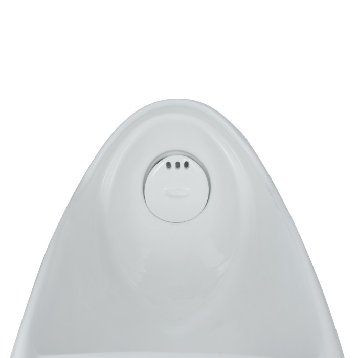 Пісуар підлоговий Qtap Scorpio з ІЧ-датчиком автоматичного змиву 430х370х990 White QT1488101HW (QT1488101HW)