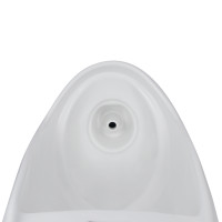 Пісуар підлоговий Qtap Scorpio з ІЧ-датчиком автоматичного змиву 430х370х990 White QT1488101HW (QT1488101HW)