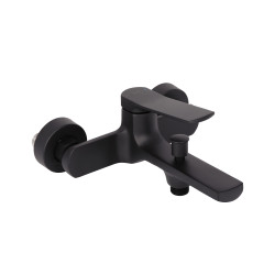Змішувач для ванни Qtap Slavonice QTSLA259BLM45918 Black Matt (QTSLA259BLM45918)