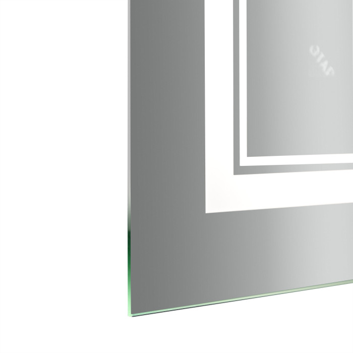 Дзеркало Qtap Cardinal 600х800 з LED-підсвічуванням Touch, з антизапотіванням, з димером, рег. темп. кольору (3000-6500K) Reverse QT0478C6080 (QT0478C6080)