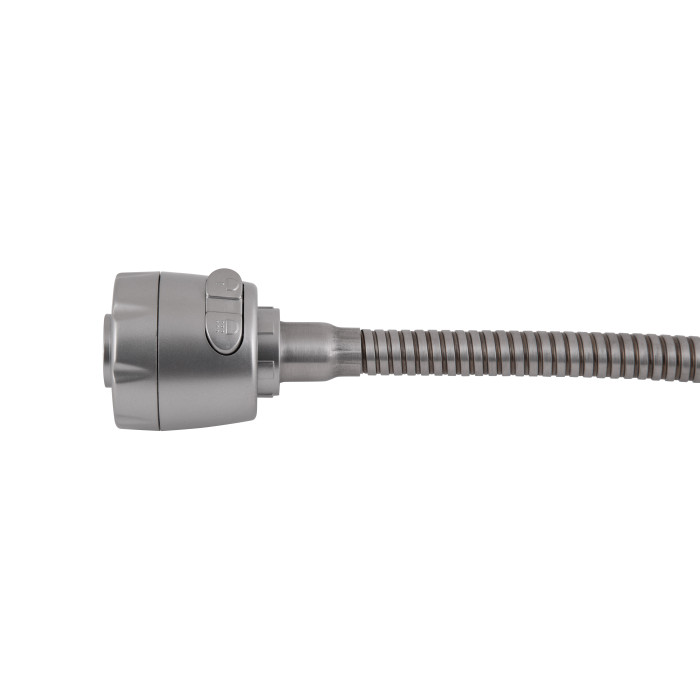 Змішувач для кухні Brinex Pure 015F41 з гнучким виливом   Nickel BRIPUR015F41NKL (BRIPUR015F41NKL)
