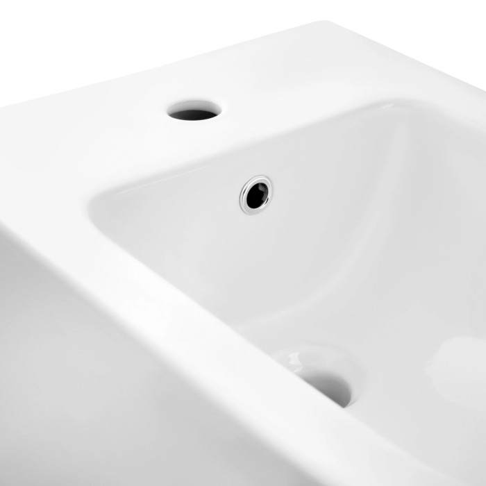 Комплект Qtap Crow 2 в 1: унитаз подвесной Rimless + биде подвесное (QT05335170W47434)