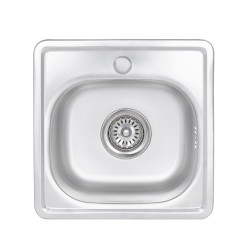 Кухонна мийка Brinex 3838 0,6 мм Satin (BRIN3835SAT06) (BRIN3835SAT06)