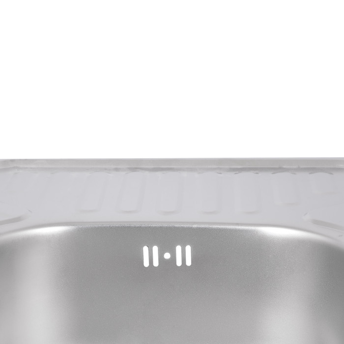 Кухонна мийка Brinex 6642 0,8 мм Satin (BRIN6642SAT08) (BRIN6642SAT08)