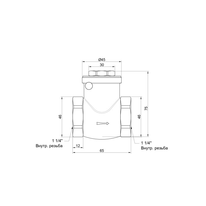 Зворотний клапан SD Plus 1" 1/4 SD242W32 (SD242W32)