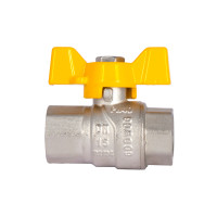 Кран кульовий SD Forte 1/2" ВР для газа (метелик) SF602G15 (SF602G15)