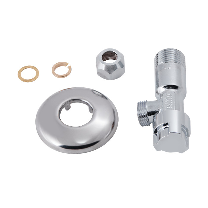 Кран приладовий буксовий Icma 10х1/2" кутовий №520 (90520AC07)