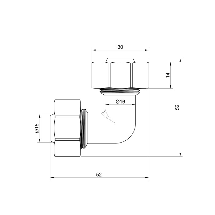 Кут обтискний SD Plus 20 SD155W2020 (SD155W2020)