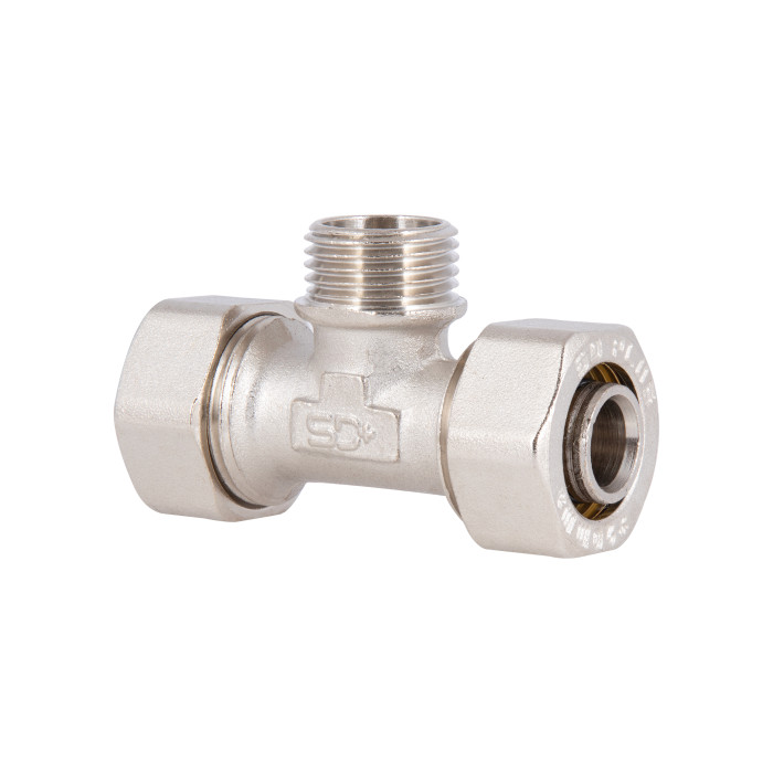 Тройник обжимной SD Plus 20х1/2"х20 ЗР SD160W201520 (SD160W201520)