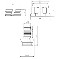 Євроконус SD Forte 16х2 мм, 3/4" SFE00616 (SFE00616)