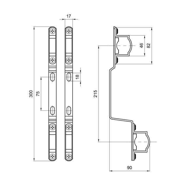 Кріплення для колектора SD Plus 1'' SD342 (SD342)