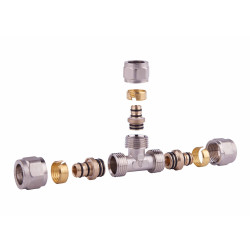 Тройник обтискний SD Forte 16 SF176W161616 (SF176W161616)