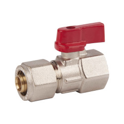 Кран кульовий обтискний SD Forte 20х3/4" ВР SF264W20 (SF264W20)