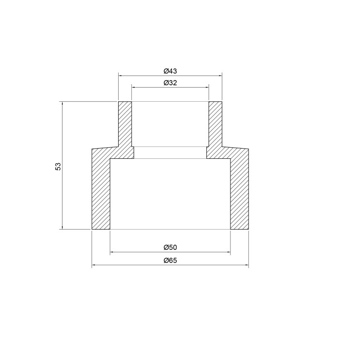 Муфта PPR Thermo Alliance 50х32 (DSB109)