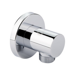 Підключення для шланга Qtap Spojeni округле QTCRMB030 Chrome (QTCRMB030)