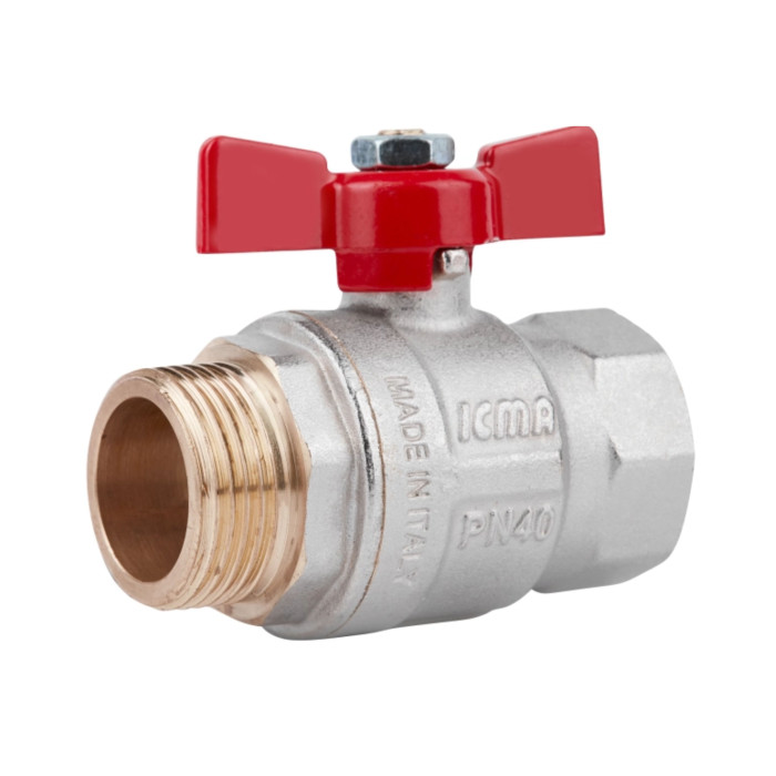 Кран кульовий Icma 1" прямий №351 (87351AF11)