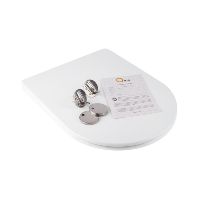 Сидіння для унітаза Qtap (Swan, Jay) з мікроліфтом Slim QT1699SC5176W (QT99SC5176W)
