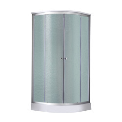 Душовий бокс Lidz Tani SB90x90.SAT.LOW.FR, скло Frost 4 мм (LTSB9090SATLOWFR)