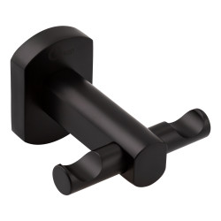 Гачок Qtap Liberty подвійний QTLIBBLM1154 Black (QTLIBBLM1154)