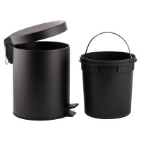Відро для сміття Qtap Liberty 5 л QTLIBBLM1149 Black (QTLIBBLM1149)