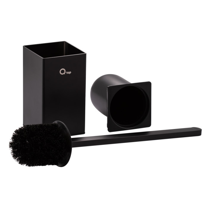 Йоржик підлоговий Qtap Liberty QTLIBBLM11572 Black (QTLIBBLM11572)