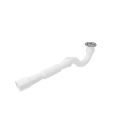 Сифон для душового піддона Lidz (WHI) 60 04 P002 00 прямоточний (вихід 40/50 мм) (LP03)